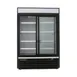 Maxx Cold MXM2-48RSBHC 54" Merchandiser Refrigerator in Black, w/ 2 Sliding Glass Door, 48 cu.ft.  1 image