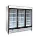 Maxx Cold MXM3-72F 81" 3 Glass Door Freezer Merchandiser in White, 72 cu.ft. 1 image