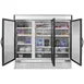 Maxx Cold MXM3-72RHC 81" Refrigerated Merchandiser in White, w/ 3 Glass Doors, 72 cu. ft. 4 image