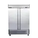 Maxx Cold MXSF-49FDHC 54" 2-Solid Door Reach-In Freezer, Bottom Mount, 42.9 cu. ft., Stainless Steel Exterior, Aluminum Interior 2 image