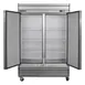 Maxx Cold MXSF-49FDHC 54" 2-Solid Door Reach-In Freezer, Bottom Mount, 42.9 cu. ft., Stainless Steel Exterior, Aluminum Interior 3 image