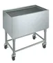 Krowne MB-1824 Stainless Steel Mobile Ice Bin, 78 lb, Silver 1 image