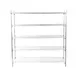 Metro Super Adjustable Super Erecta® 5A577C Chrome Wire Shelving Starter Unit - 72" x 24" x 74" 1 image