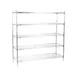 Metro Super Adjustable Super Erecta® 5A577C Chrome Wire Shelving Starter Unit - 72" x 24" x 74" 3 image