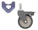 Metro 5PCBX Quick Ship - Polymer Stem Caster, Brake, 5" Dia., 1-1/4"W Face 1 image