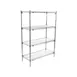 Metro Super Adjustable Super Erecta A346C 4-Shelf Wire Shelving Starter Unit, Chrome - 18" x 42" x 63" 3 image