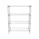 Metro Super Adjustable Super Erecta A356C 4-Shelf Wire Shelving Starter Unit, Chrome - 18" x 48" x 63" 1 image
