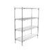 Metro Super Adjustable Super Erecta A356C 4-Shelf Wire Shelving Starter Unit, Chrome - 18" x 48" x 63" 3 image