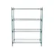 Metro Super Adjustable Super Erecta A356K3 4-Shelf Wire Shelving Starter Unit, Metroseal - 18" x 48" x 63" 1 image