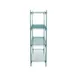 Metro Super Adjustable Super Erecta A356K3 4-Shelf Wire Shelving Starter Unit, Metroseal - 18" x 48" x 63" 4 image