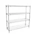 Metro Super Adjustable Super Erecta A366C 4-Shelf Wire Shelving Starter Unit, Chrome - 18" x 60" x 63" 3 image