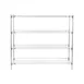 Metro Super Adjustable Super Erecta A376C 4-Shelf Wire Shelving Starter Unit, Chrome - 18" x 72" x 63" 1 image