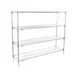 Metro Super Adjustable Super Erecta A376C 4-Shelf Wire Shelving Starter Unit, Chrome - 18" x 72" x 63" 3 image