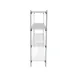 Metro Super Adjustable Super Erecta A376C 4-Shelf Wire Shelving Starter Unit, Chrome - 18" x 72" x 63" 4 image