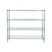 Metro Super Adjustable Super Erecta A376K3 4-Shelf Wire Shelving Starter Unit, Metroseal - 18" x 72" x 63" 1 image