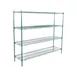 Metro Super Adjustable Super Erecta A376K3 4-Shelf Wire Shelving Starter Unit, Metroseal - 18" x 72" x 63" 3 image