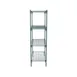 Metro Super Adjustable Super Erecta A416K3 4-Shelf Wire Shelving Starter Unit, Metroseal - 21" x 24" x 63" 4 image