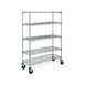 Metro A566EC Super Adjustable Super Erecta® Mobile 4 Tier Stem Caster Cart - 60" x 24" - 69" 1 image