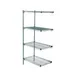 Metro Super Adjustable Super Erecta AA326K3 4-Shelf Wire Shelving Add-On Unit, Epoxy - 18" x 30" x 63" 1 image