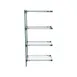 Metro Super Adjustable Super Erecta AA326K3 4-Shelf Wire Shelving Add-On Unit, Epoxy - 18" x 30" x 63" 3 image