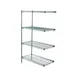Metro Super Adjustable Super Erecta AA336K3 4-Shelf Wire Shelving Add-On Unit, Epoxy - 18" x 36" x 63" 1 image