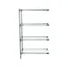 Metro Super Adjustable Super Erecta AA336K3 4-Shelf Wire Shelving Add-On Unit, Epoxy - 18" x 36" x 63" 3 image