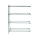 Metro Super Adjustable Super Erecta AA356K3 4-Shelf Wire Shelving Add-On Unit, Epoxy - 18" x 48" x 63" 1 image