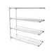 Metro Super Adjustable Super Erecta AA366C 4-Shelf Wire Shelving Add-On Unit, Chrome - 18" x 60" x 63" 1 image