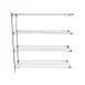 Metro Super Adjustable Super Erecta AA366C 4-Shelf Wire Shelving Add-On Unit, Chrome - 18" x 60" x 63" 3 image