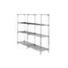 Metro Super Adjustable Super Erecta AA366K3 4-Shelf Wire Shelving Add-On Unit, Epoxy - 18" x 60" x 63" 1 image