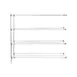 Metro Super Adjustable Super Erecta AA376C 4-Shelf Wire Shelving Add-On Unit, Chrome - 18" x 72" x 63" 1 image