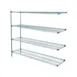 Metro Super Adjustable Super Erecta AA376K3 4-Shelf Wire Shelving Add-On Unit, Epoxy - 18" x 72" x 63" 3 image