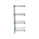 Metro Super Adjustable Super Erecta AA416K3 4-Shelf Wire Shelving Add-On Unit, Epoxy - 21" x 24" x 63" 3 image