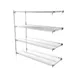 Metro Super Adjustable Super Erecta AA466C 4-Shelf Wire Shelving Add-On Unit, Chrome - 21" x 60" x 63" 1 image
