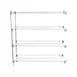 Metro Super Adjustable Super Erecta AA466C 4-Shelf Wire Shelving Add-On Unit, Chrome - 21" x 60" x 63" 3 image