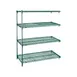 Metro Super Adjustable Super Erecta AA556K3 4-Shelf Wire Shelving Add-On Unit, Metroseal Green Epoxy - 24" x 48" x 63" 1 image