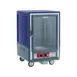 Metro C535-HFC-U-BU "Half Height" 1-Door Clear Heated Holding Cabinet, 8-18"x26" or 16-12"x20" Pan Capacity, Aluminum, 2000W 1 image