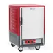 Metro C535-HFS-4 "Half-Height" 1-Door Solid Heated Holding Cabinet, 43-48" Height, 8-Pan 18"x26", Aluminum, 2000W 1 image