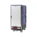 Metro C537-HLFS-4-BU 3/4 Height 1-Section Solid Door Heated Holding Cabinet, 55-60" Height, Aluminum, 14 18"x26" Pan Capacity 1 image