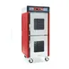 Metro C549-ASDC-L Full Height 1-Section Heated Holding Cabinet, 32 Pan Capacity, Stainless Steel, Clear Dutch Door, 1400W, 120V 1 image