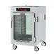 Metro C585-SFC-UPFC "1/2 Height" 2-Door Glass Heated Holding Cabinet, 2000W, 120V, Stainless Steel 1 image