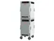 Metro HBCN16-DS-M 2-Section Heated Holding Cabinet, 2-Door, Solid Door, 61-66" Height, 32 Pan Capacity 1 image