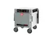 Metro HBCN4-ASPC-UC HotBlox Insulated "Undercounter" Holding Cabinet, 4-Pan, All Aluminum, Solid Front & Clear Rear Door, 120V 875W 1 image