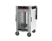Metro HBCN8-ACPC-M HotBlox Insulated Heated Holding Cabinet, Mobile, Pass-Thru, 8-Pan Capacity, Clear Doors, 120V 875W 1 image