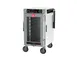 Metro HBCN8-ACPS-M HotBlox Insulated Holding Cabinet, Mobile, 8-Pan, Clear Front & Solid Rear Door, 120V, 875W 1 image