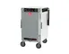 Metro HBCN8-ASPC-M "Narrow" 8-Pan Heated Holding Cabinet, Mobile Pass-Thru, Analog Control, Solid Front & Clear Rear Door, 120V 875W 1 image