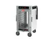 Metro HBCN8-DCPC-M HotBlox Holding Cabinet, 8-Pan, Mobile, Pass-Thru, Clear Doors, 120V 875W 1 image