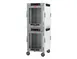 Metro HBCW16-AC-M 2-Section Heated Holding Cabinet, 2-Door, Clear Door, 32 Pan Capacity, Aluminum, 875W 1 image