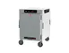 Metro HBCW8-DS-M "Half Height" 1-Door Solid Heated Holding Cabinet, 8-Pan Capacity, Aluminum, 875W, 120V 1 image
