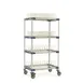 Metro MAX4-PR36VX4 MetroMax 4 Mobile Drying Rack with 2 Tray Racks and 2 Pan Racks 36" x 24" x 68" 1 image